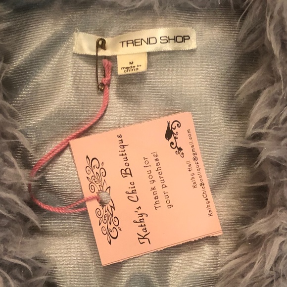 NWT Gray Vest - Picture 4 of 5